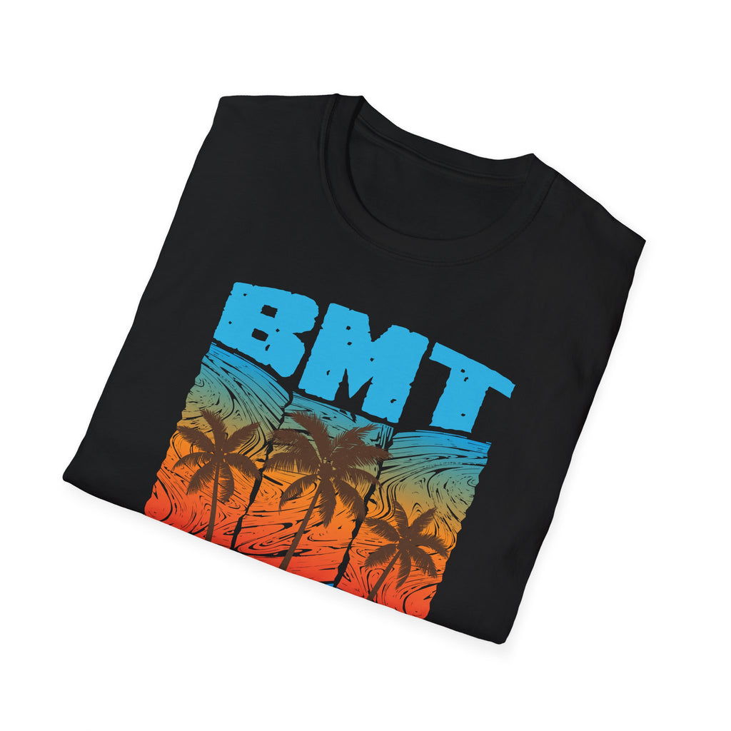 Thailand BMT Blue Sunset T-Shirt — Retro Palm Beach Vacation Tee