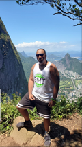 BMT Globe Tank Top — "The World Is Ours" Retro Green Logo