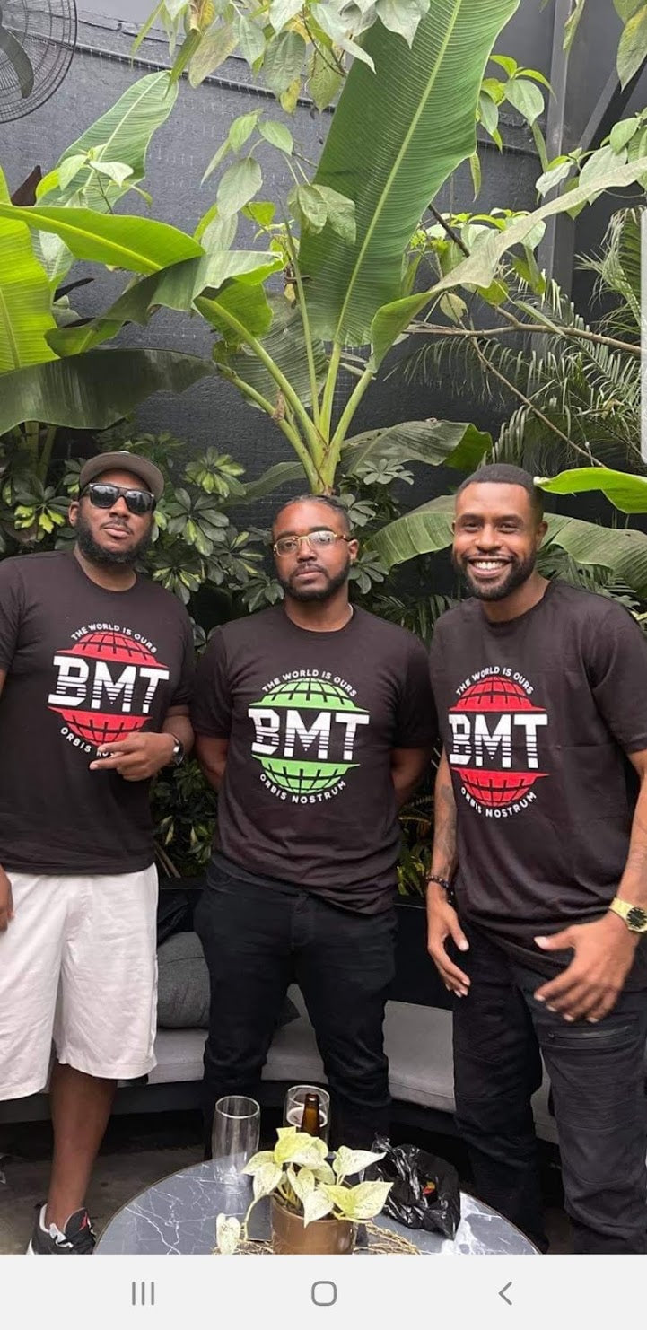 BMT Globe Logo T-Shirt — "The World Is Ours / Orbis Nostrum"