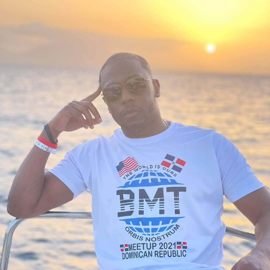 BMT Globe T-Shirt — Retro Striped Travel Logo Tee (“The World Is Ours / Orbis Nostrum”)